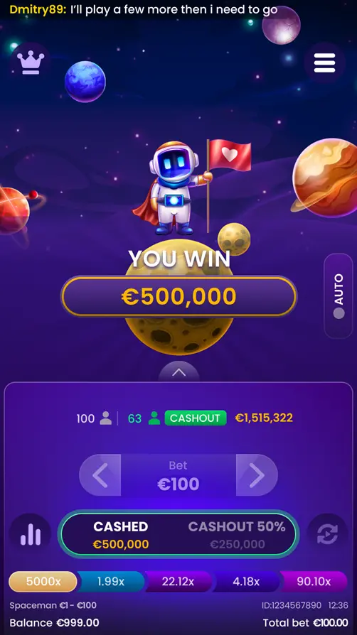 Spaceman Slot  Play Spaceman at PartyCasino Canada